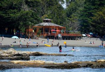 Camping Playa Nikilitschek en Puerto Varas, Los Lagos