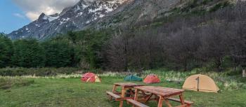 Camping Vértice Grey en Torres Del Paine, Magallanes
