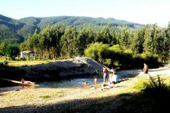 Camping La Cascada en Tolten, Araucania