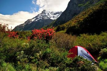Camping Los Cuernos en Torres Del Paine, Magallanes