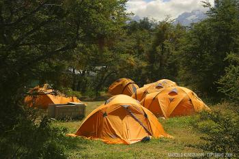 Camping Lago Pehoe en Torres Del Paine, Magallanes