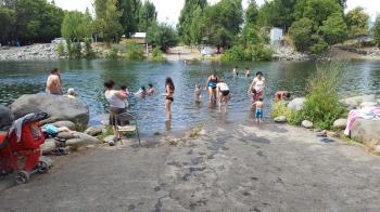 Camping Río Rucue en Antuco, Bio Bio