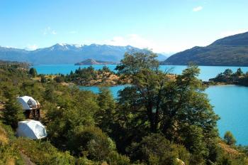Camping Pared Sur en Chile Chico, Aysen