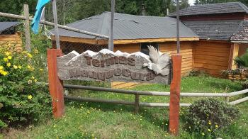 Camping Termas Manquecura en Panguipulli, Los Rios