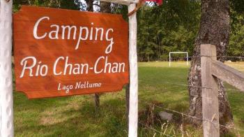 Camping Rio Chan Chan en Panguipulli, Los Rios