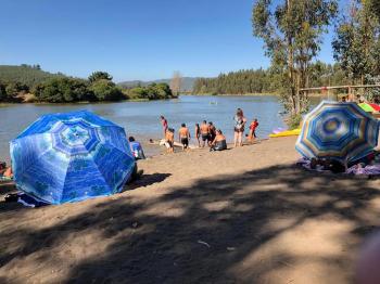 Camping Rio Huenchullami en Curepto, Maule